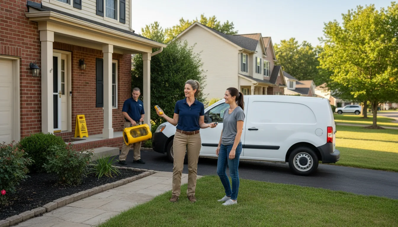 Residential water damage restoration in Sun Valley, NV